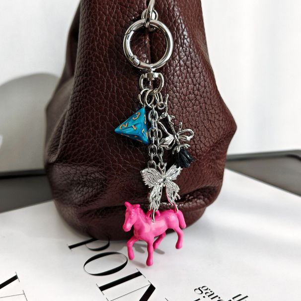Bag Pendant Original, High-end, Rustic Style Bag Pendants, Woven Rope Sieving, Small Horse Keychains_viptrois.com