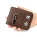 Wallet Card Cases New Fashion Embossed Magnetic Buckle Men's Short Wallet Multi Card Slot Card Holder Zipper Coin Purse Wallet_viptrois.com