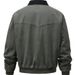 Cross-Border European And American High Street INS Same Style Washed Workwear Lapel Lamb Wool Denim Jacket Top Coat_viptrois.com