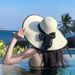 Summer Wide Beach Straw Vacation Versatile Large Brim Cool Sun Hat For Women_viptrois.com