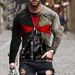 Men's New Paladin Printed Round Neck Long Sleeve T-shirt_viptrois.com