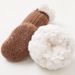 Kid's Clothing Spanish Super Thick Wool Lambskin Children's Floor Socks Solid Color Plus Velvet Baby Socks Non Slip Baby Floor Socks_viptrois.com