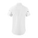 Men's Short-Sleeve Shirt – 3D Star Embroidery, Breathable Cotton, Slim Fit (White/Black)_viptrois.com