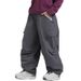 Unisex Waterproof Ski Pants With Multi-Pockets – Windproof & Breathable For Snowboarding & Outdoor Adventures – 7 Colors (Black, Olive, Khaki)_viptrois.com