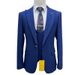 CT Korean Style Fashion Men's Printed Set 3-Piece Suit_viptrois.com