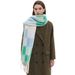 Unisex Autumn and winter loop yarn flow suplaid scarf_viptrois.com