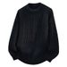 Men's Cable Knit Sweater – Plus Size Christmas & Zodiac Year Pullover (Black/Red/Beige/Brown)_viptrois.com