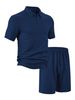 Men's Clothing Men's Jacquard Polo Shirt Suit Summer Lapel Casual Short Sleeved Manufacturers Direct Supply_viptrois.com