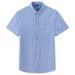 CMen's Clothing Sleeve Spring Casual Solid Color Striped Shirt Casual Enzyme Washed Shirt Men_viptrois.com