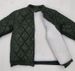 Men's Genuine Sheepskin Lined Winter Coat – Double-Breasted Fleece-Lined Jacket With Shearling Collar (Military Green, Sizes 32-36" Chest)_viptrois.com