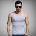 Men's Clothing Men's Vest Elastic Tight Milk Silk Solid Color Sports Vest Men's Summer Slim Fit Bodybuilding Bottoming Shirt_viptrois.com