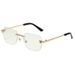 Unisex Frameless Sunglasses - Leopard Print Temple, UV400 Protection, Fashion Driving Sunglasses Fashion Trends Hot-selling_viptrois.com