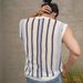 Men's Clothing Cross Border Men's Clothing European And American Summer New Men's Knitted Vest Striped Hollow Knitted T Shirt Thin Waistcoat_viptrois.com