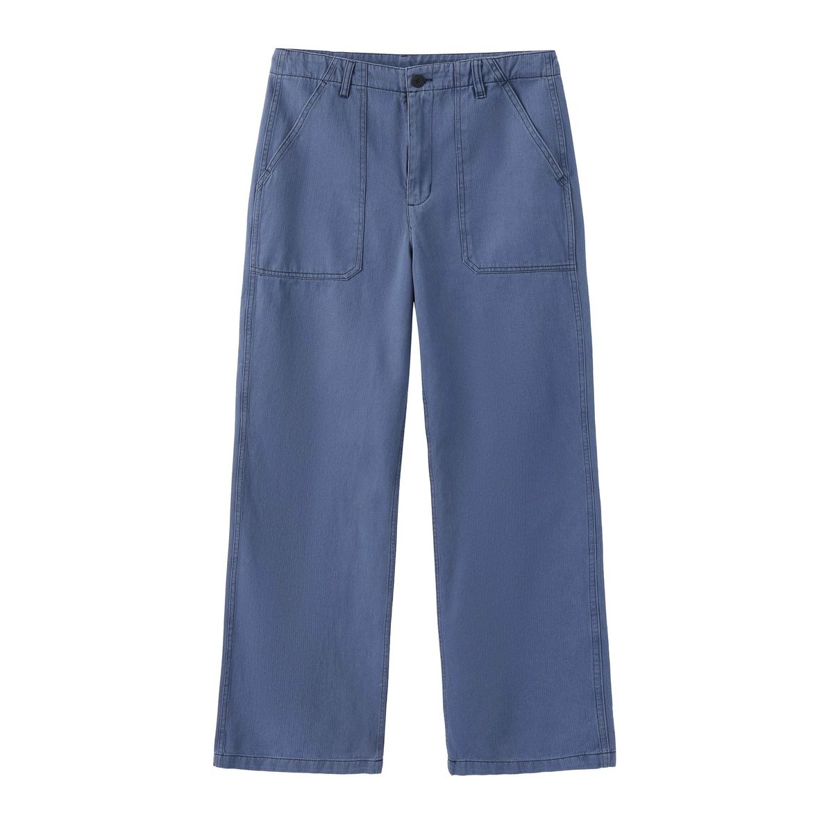 New Eco-friendly Fabric Baggy Version Commuter Straight Wide-leg Jeans Blue Legal Pants Vintage Cleanfit_viptrois.com