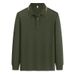 Men's Clothing Long Sleeved Lapel Unisex Wool Silk Blend Long Sleeve Work Shirt – Comfortable & Stylish For All Seasons (Multiple Colors & Sizes )_viptrois.com