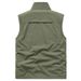 Men's Reversible Fleece Vest For Outdoor & Casual Wear, Stand Collar, Thick Warm Layering Vest, Lightweight & Breathable, Multiple Pockets_viptrois.com