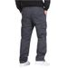Men's clothing with fleece overalls men's loose straight leg casual pants_viptrois.com