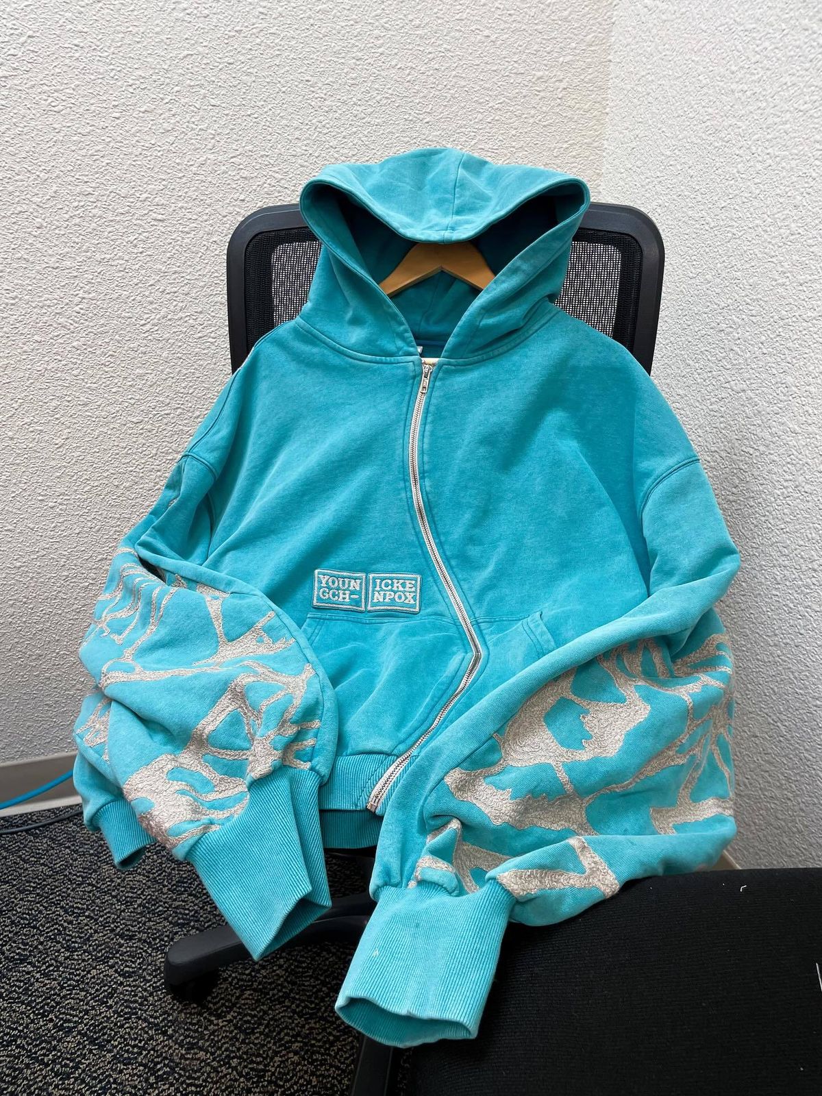 Men's Clothing Casual Hooded Jacket Loose Zipper Sweater Cardigan Hoodie Long Sleeved Top_viptrois.com