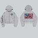"Unisex Retro Zip Hoodie – Oversized Streetwear Sweatshirt With Drop-Shoulder (Black/Grey) | S-XL Unisex Vintage-Inspired Outerwear"_viptrois.com