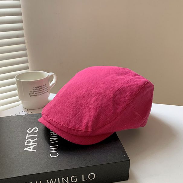 Korean Version Versatile Reversible Forward For Women, Internet Celebrity Face-Slimming Beret, Large Head Circumference_viptrois.com