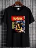 Vintage 1994 Pulp Fiction T Shirt Homme Streetwear Graphic Casual Comfortable Fashion Versatile Designer Clothes Soft Slightly Stretched Summer_viptrois.com