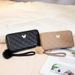 Vintage Long Wallet With Butterfly Hardware & Quilted Design - Elegant Chanel-Inspired Coin Purse With Pompom Charm & Multi-Card Slots_viptrois.com