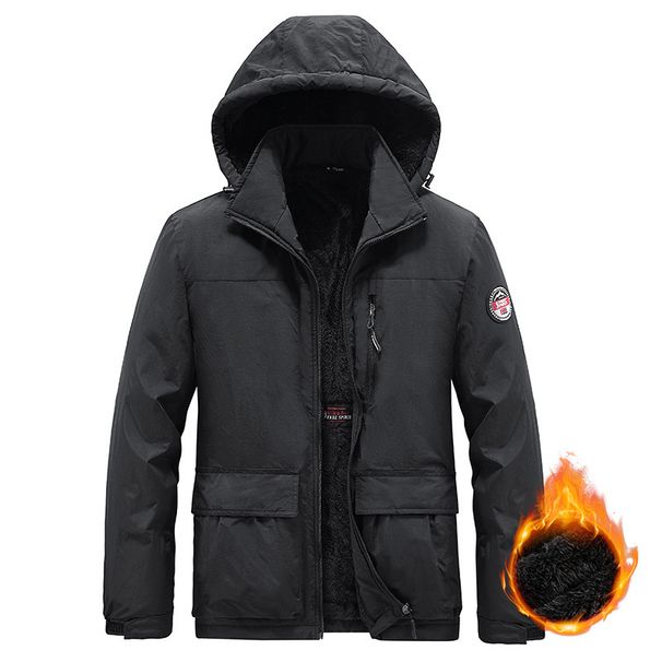 "Men's Lightweight Hooded Jacket – Multi-Pocket Outdoor Windbreaker (7 Colors, 7 Sizes)"_viptrois.com