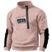 Men's Clothing Men's V Neck Buttoned Sweatshirt Fleece Warm Tactical Sweatshirt Pullover Training Men's Long Sleeved_viptrois.com