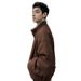 American Style Mountain Eagle Fur Collar Coat For Men, Autumn And Winter, Fleece Lined, Thickened, Airplane Button,_viptrois.com