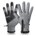 Pulse Warm Men's Autumn And Winter Cold-Proof Anti-Freeze Anti-Static Fleece-Lined Thickened Windproof Waterproof Touchscreen_viptrois.com