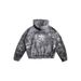 New Cross-Border Dark Horror Print Hoodie Loose Zipper Sweatshirt_viptrois.com