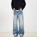 Men's Vintage Washed Jeans – Relaxed Straight Fit Denim Pants With Classic Five-Pocket Design (S-XXXL)_viptrois.com