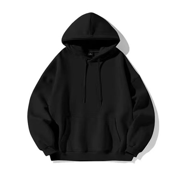 Men's Clothing Men's Hooded Sweatshirt Ins Style Loose Trendy Brand Men's Spring And Autumn Loose Top Thin Solid Color Jacket Wholesale_viptrois.com