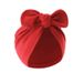 Newborn Hat for Girls Boys Beanie Cute Bows Turban Hats Cotton Infant Bonnet Solid Color Toddler Cap Baby Accessories 0-24M_viptrois.com