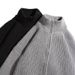 Stand Up Cardigan, Knitted Sweater, Men's Autumn And Winter Zipper Sweater, Thick And Casual Loose Jacket_viptrois.com