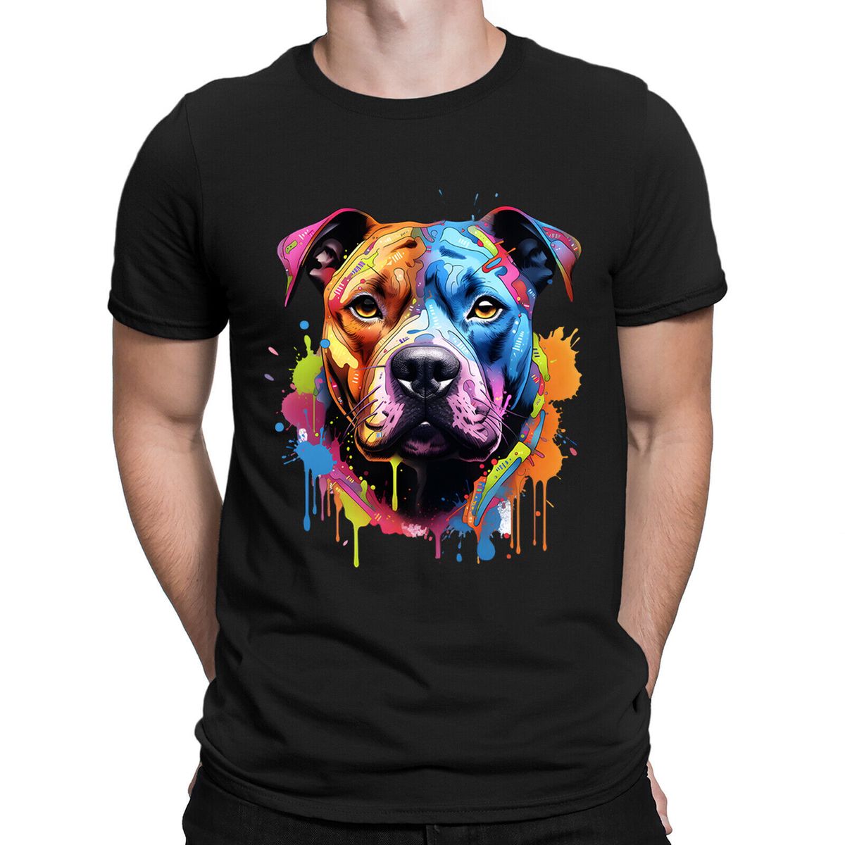 Staffordshire Bull Terrier Staffy Dog Puppy Owner Mens Womens T-Shirt Mens Womens Tees Tops Top #DNE_viptrois.com