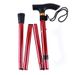 Aluminum Alloy Climbing Telescopic Folding 6 Colors Hiking Non-slip Cane Reinforced Adjustable 5-section Elderly Walking_viptrois.com