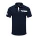 Men's Clothing Golf Clothing Men's Short Sleeved Sports Sweat Absorbing T Shirt Elastic Quick Drying Jersey Summer Lapel Golf Clothes_viptrois.com