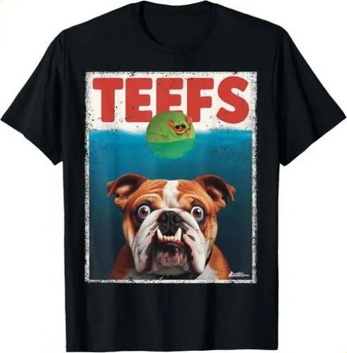 T-shirtfunny English Bulldog Teefs Top_ Bully Jowls 2026 Paws Dog_viptrois.com