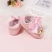 Pink Princess Bow Non-slip Soft-soled Baby Shoes Baby Shoes_viptrois.com