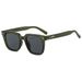 Men's Sunglasses Square Brown Sunglasses For Women UV Protection Street Shooting Sunglasses Retro Orange Trendy High End Sunglasses_viptrois.com