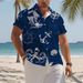 Men's Clothing Tropical Print Short Sleeve Shirt - Breathable Hawaiian Style Shirt With Relaxed Fit & Digital Art_viptrois.com