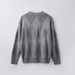 Nordmann APO Clothing|Cross-Border Men's Sweater High-End Autumn Loose Round Neck Laz Old Mone Stle Color-Block Knitwear_viptrois.com