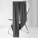 "Men's Loose-Fit Quick-Dry Nylon Pants With Zipper & Drawstring - Summer Ice Silk Fabric For Sports & Casual Wear (Black/Gray)"_viptrois.com