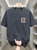 Men's 100% Cotton Stretch Fabric T-Shirt Casual Round Neck Short Sleeve With Print Ideal Gift Comfortable And Breathable For All Seasons Gift For Men_viptrois.com