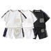 2025 New Children's National Style Embroidery Short Sleeved Shorts Suit Boys Summer Thin Style Casual Two Piece Suit_viptrois.com