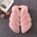 Kid's Clothing Autumn And Winter New Children's Spliced Fur Vest For Boys And Girls Thickened Fur Vest Baby Fur Coat_viptrois.com
