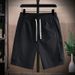 Men's Clothing Men's Orange Ice Silk Shorts Summer Thin Loose Fitting Quick Drying Casual Cargo Sports Shorts 5 6" Length_viptrois.com
