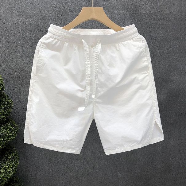 Summer New Embroidered Quick Drying Casual Shorts Men's Trendy Brand Versatile Loose Sports Five Quarter Ice Silk Beach_viptrois.com