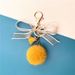 Bag Charm Cute Bow Keychain Lace Fur Ball Bag Plush Pendant Cartoon Car Keychain Small Gift Accessories_viptrois.com